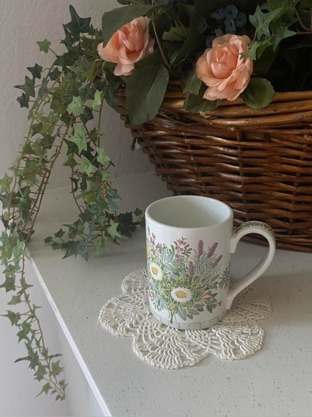 Vintage Ceramic Art Mug